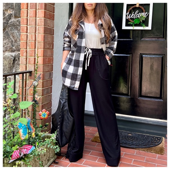 #22 Shirt Jacket Fabulous Check Print Shirt Top Jacket - Picture 2 of 6